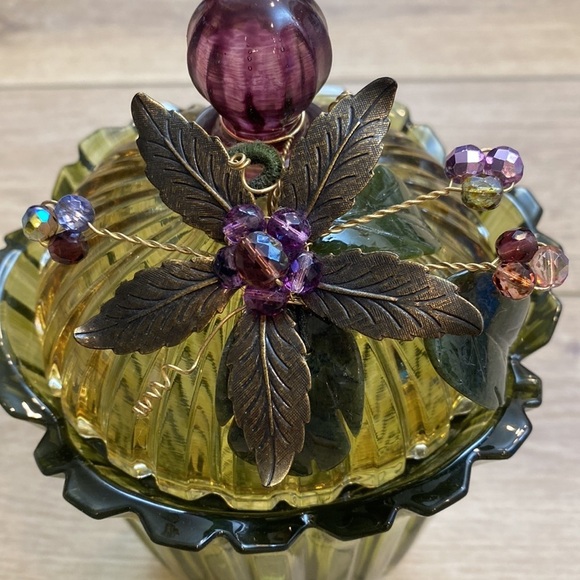 Monica Willard Hand Painted‎ Crystal Jar - Picture 3 of 11